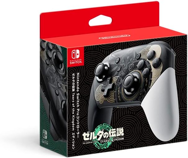 Nintendo Official Switch: Pro Controller - The Legend Of Zelda - ToTK Japanese Import