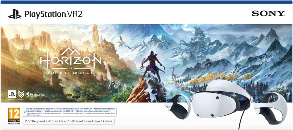 Sony Official PlayStation VR2 + Horizon: Call of the Mountain - Horizon Bundle