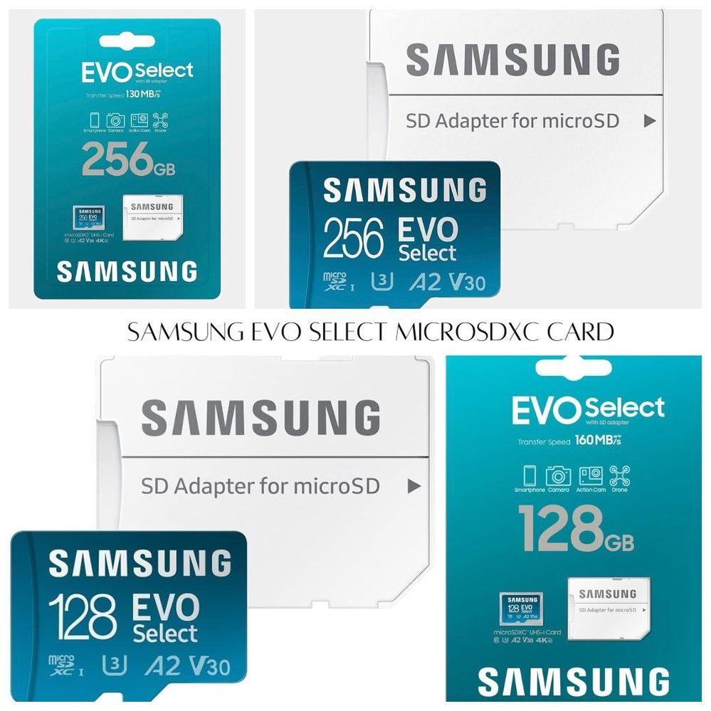 Samsung EVO Select microSDXC Card + Adapter