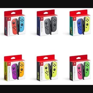 Nintendo-Joy-Con-L-R-Controller-Pair-Neon-Red-Blue-Yellow-Purple-Orange-Pink-Green-and-2