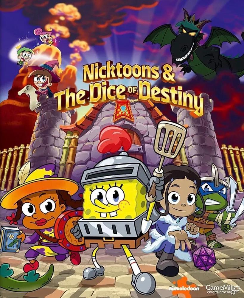 Nicktoons & The Dice Of Destiny Game Key Card