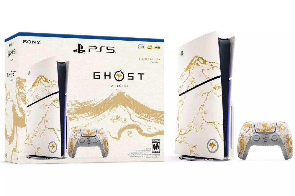 Sony PlayStation 5 Slim Limited Edition + Ghost of Yotei Limited Edition Bundle