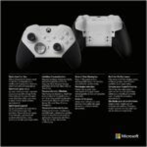 Microsoft Official Xbox One - Elite Wireless Controller - Series 2 - Core Edition - White - Image 3