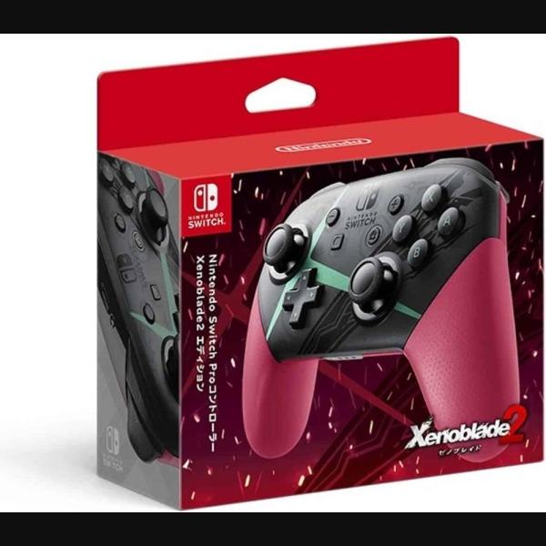 Nintendo Official Switch: Pro Controller - Xenoblade 2 Edition Japanese Import