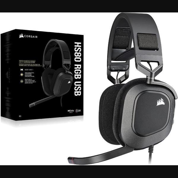 Corsair HS80 RGB USB Wired Gaming Headset