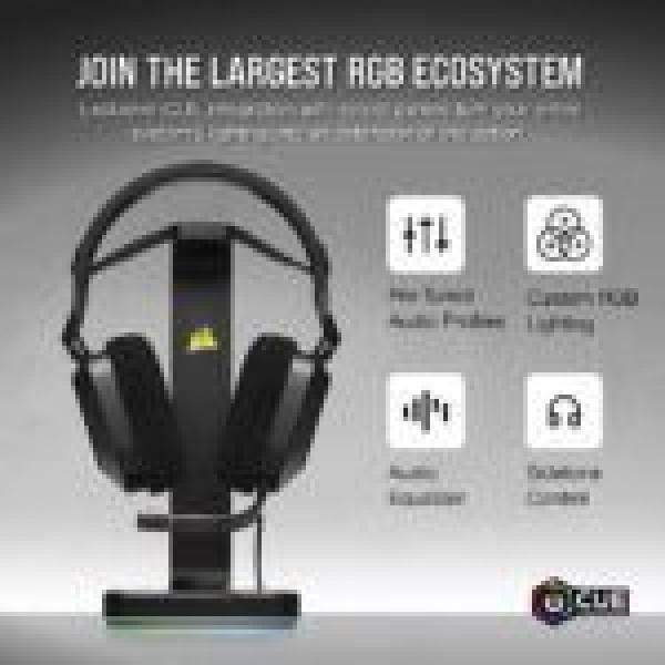 Corsair HS80 RGB USB Wired Gaming Headset - Image 2