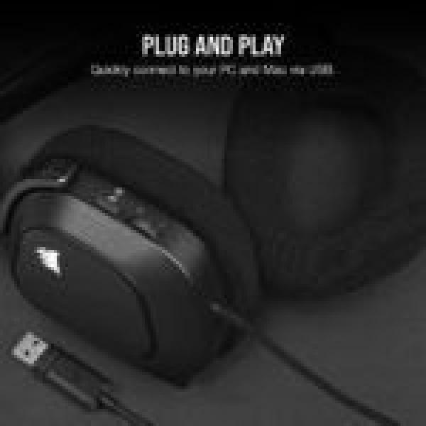 Corsair HS80 RGB USB Wired Gaming Headset - Image 4