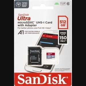 Memory card SanDisk Ultra microSDXC 512with Adapter