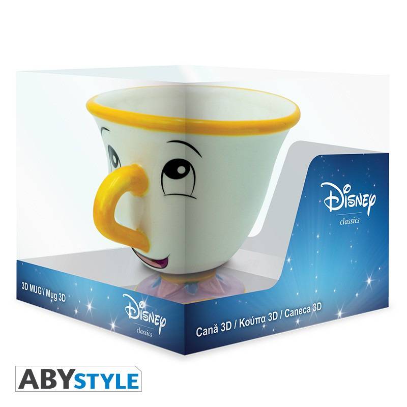 Disney Beauty The Beast Chip 3D Mug 250ml