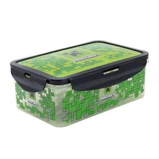 STOR-MINECRAFT-PROSTOKATNY-POJEMNIK-NA-ZYWNOSC-SNIADANIOWKA-1070ML-75632-Stan-opakowania-oryginalne