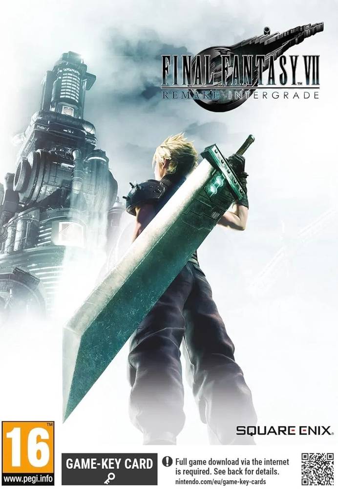 Final Fantasy VII Remake Intergrade Game Key Card
