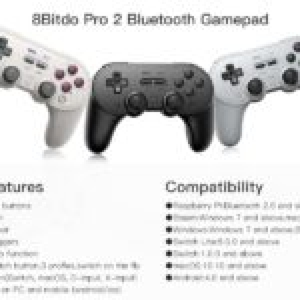 8BitDo Pro 2 Bluetooth Gamepad - Image 2