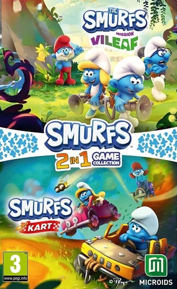 The Smurfs 2 In 1 Game Collection - Smurfs Mission Vileaf + Smurfs Kart