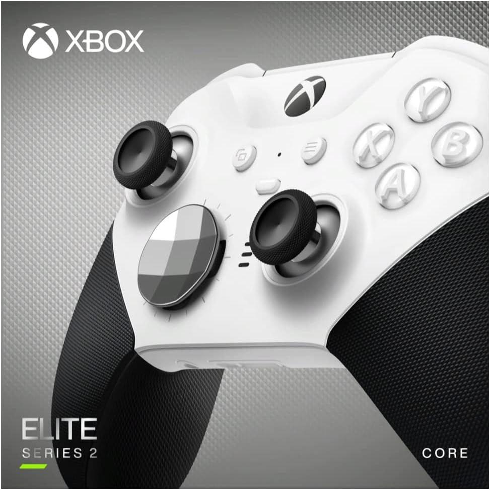 Microsoft Official Xbox One - Elite Wireless Controller - Series 2 - Core Edition - White