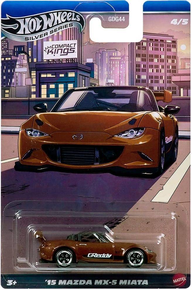 Hot Wheels Silver Series Compact Kings 15 Mazda Mx5 Miata