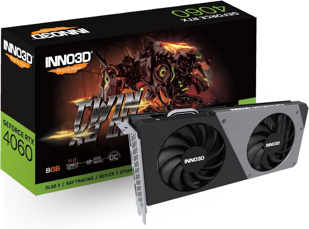 INNO3D GeForce RTX 4060 Twin X2 8GB - DLSS 3 (unpacked)