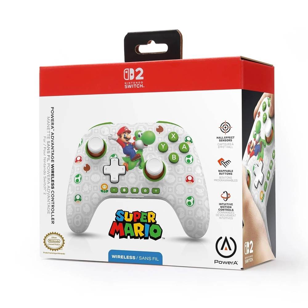 Nsw2 Controller Advantage Wireless Mario Yoshi