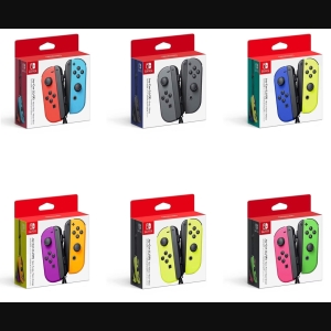 Nintendo-Joy-Con-L-R-Controller-Pair-Neon-Red-Blue-Yellow-Purple-Orange-Pink-Green-and-2