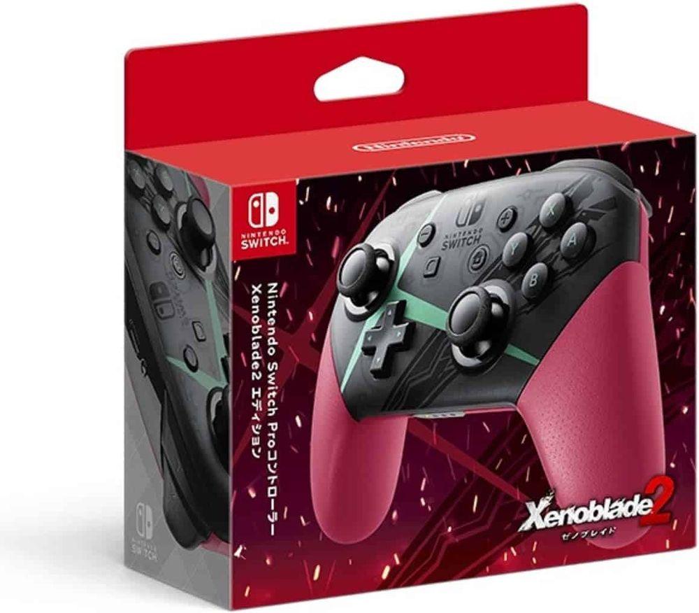 Nintendo Official Switch: Pro Controller - Xenoblade 2 Edition Japanese Import