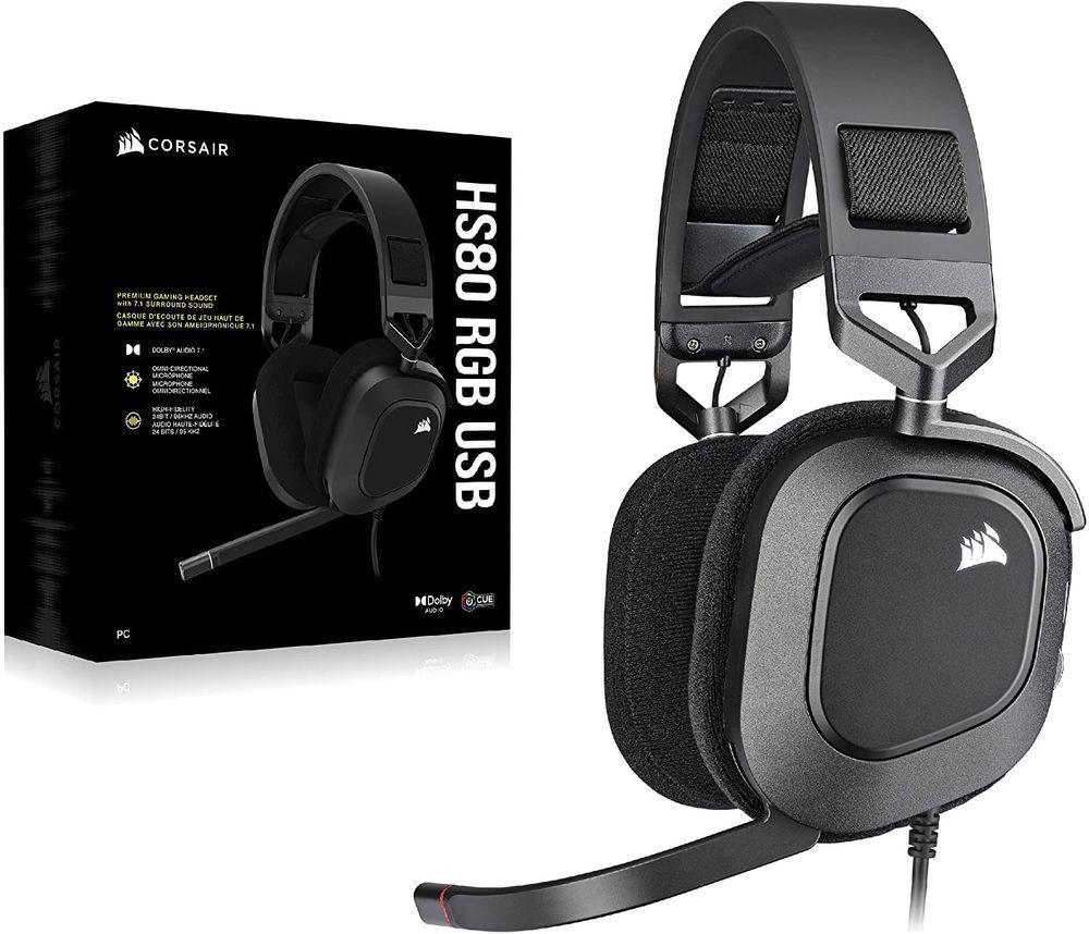Corsair HS80 RGB USB Wired Gaming Headset