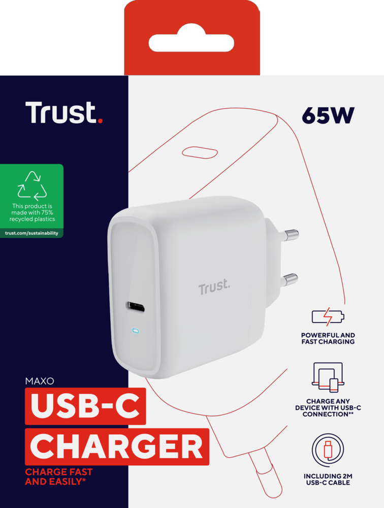 Trust MAXO 65W USB-C charger