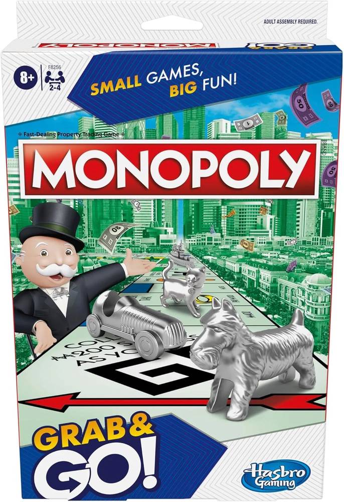 Monopoly Grab And Go Board Game English Language