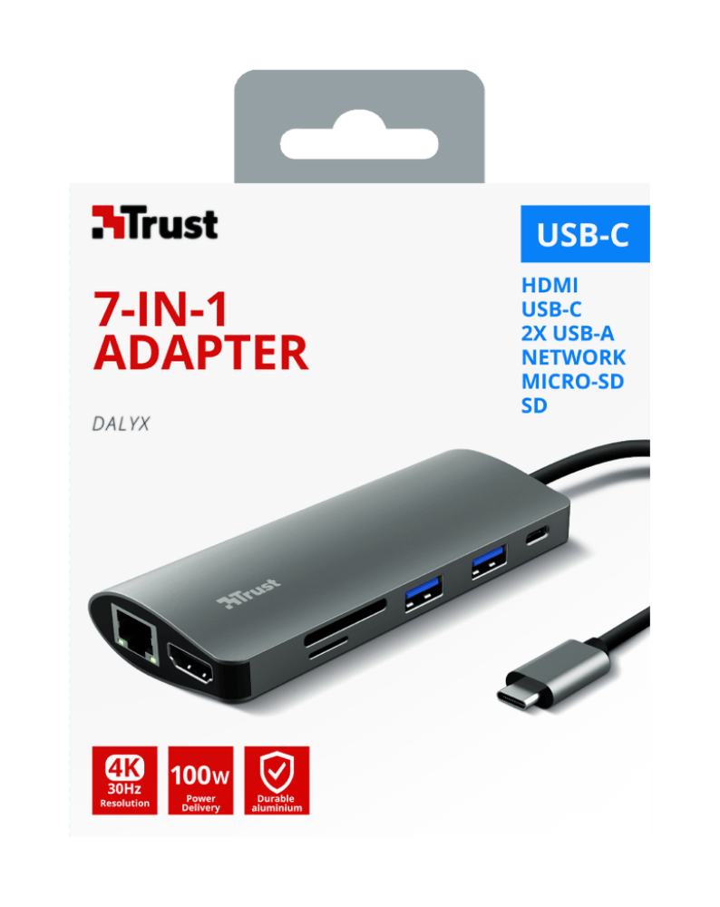 Trust Dalyx 7-in-1 USB-C Adapter