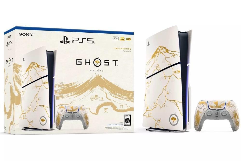 Sony PlayStation 5 Slim Limited Edition + Ghost of Yotei Limited Edition Bundle