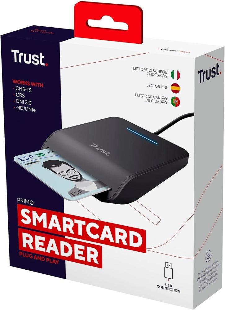 Trust Primo USB-C DNI Smartcard Reader