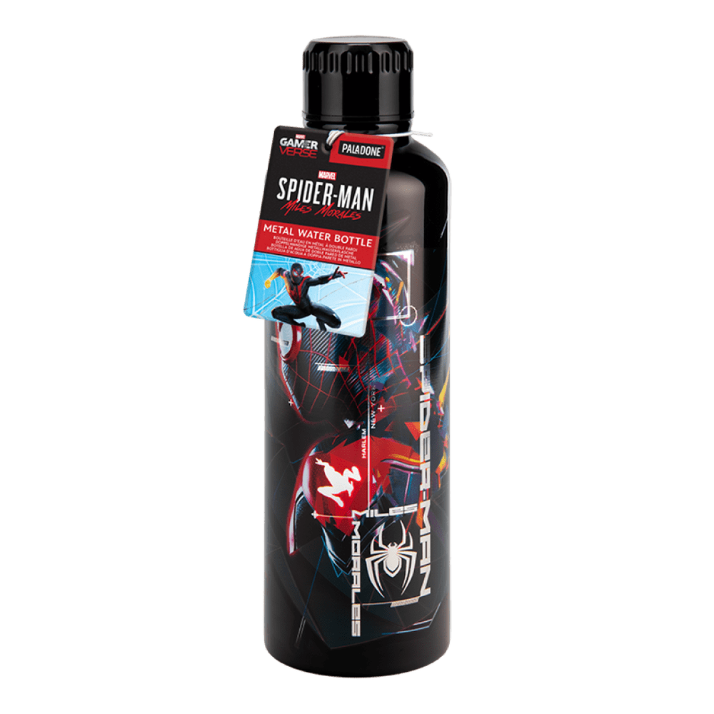 Miles Morales Metal Water Bottle