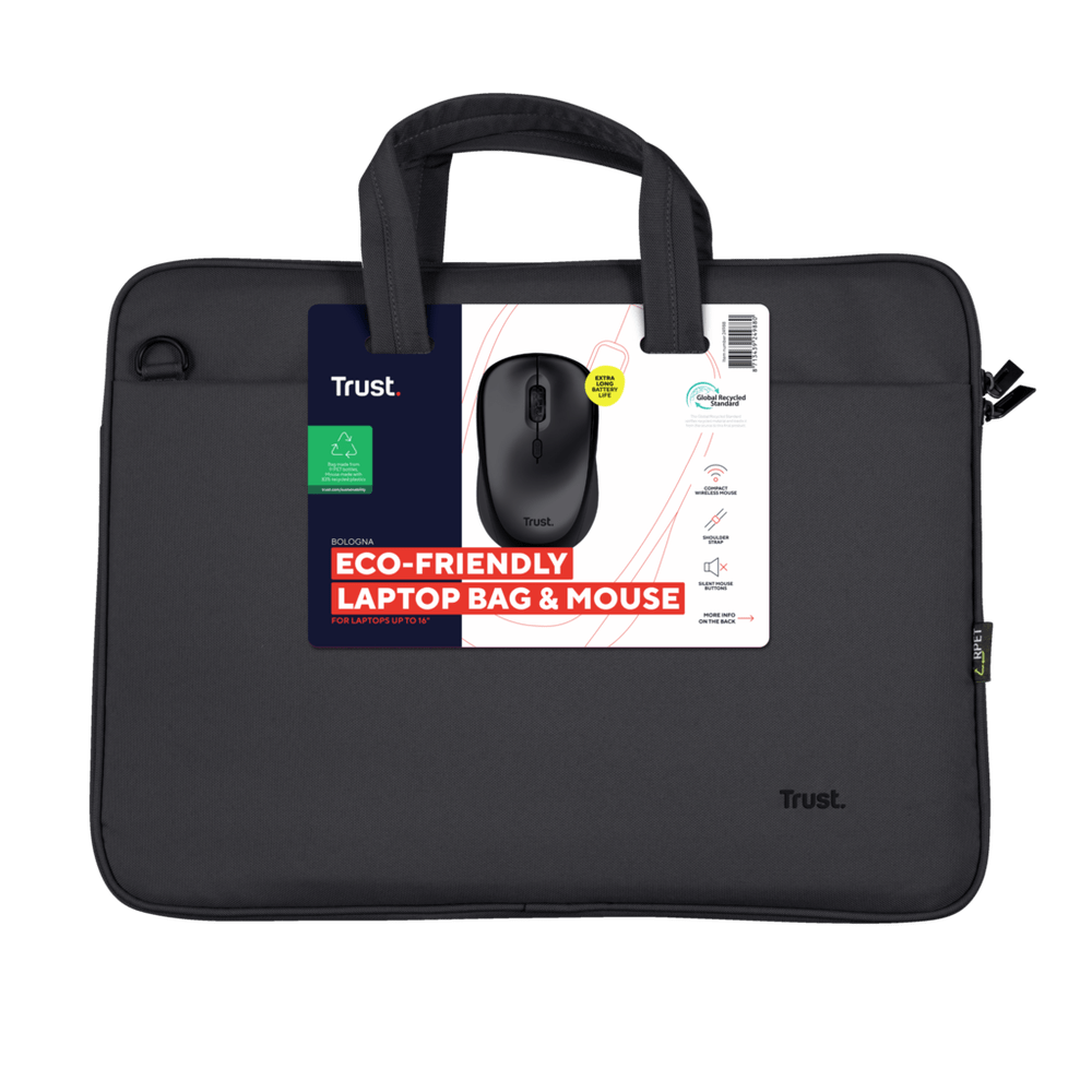 Trust Bologna Bag And Mouse Set