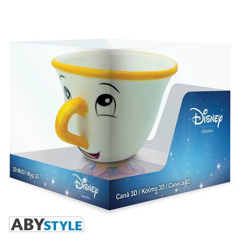 Disney Beauty The Beast Chip 3D Mug 250ml