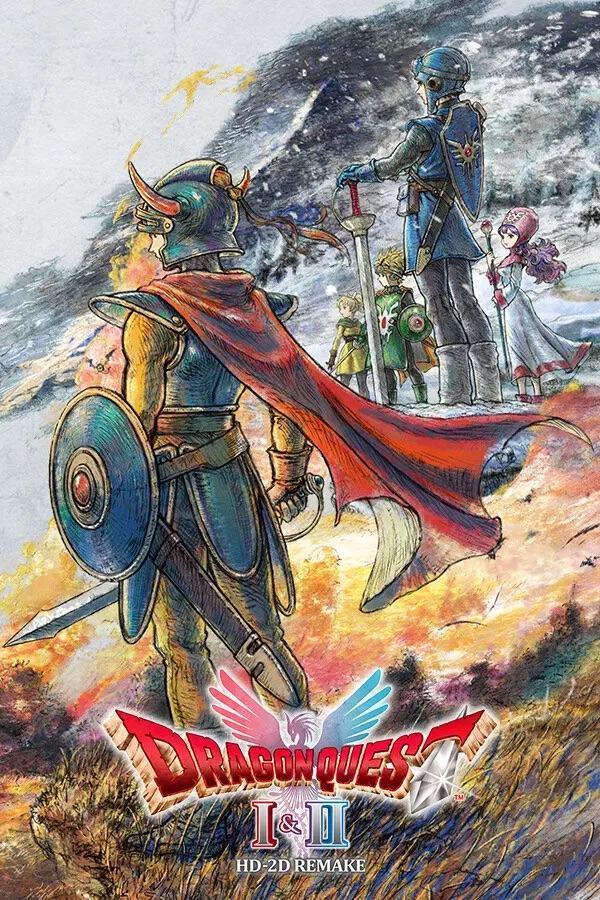 Dragon Quest I II HD 2D Remake Game Key Card